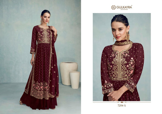 7204A Nayra Vol 4 Gulkayra Designer Readymade Suits
