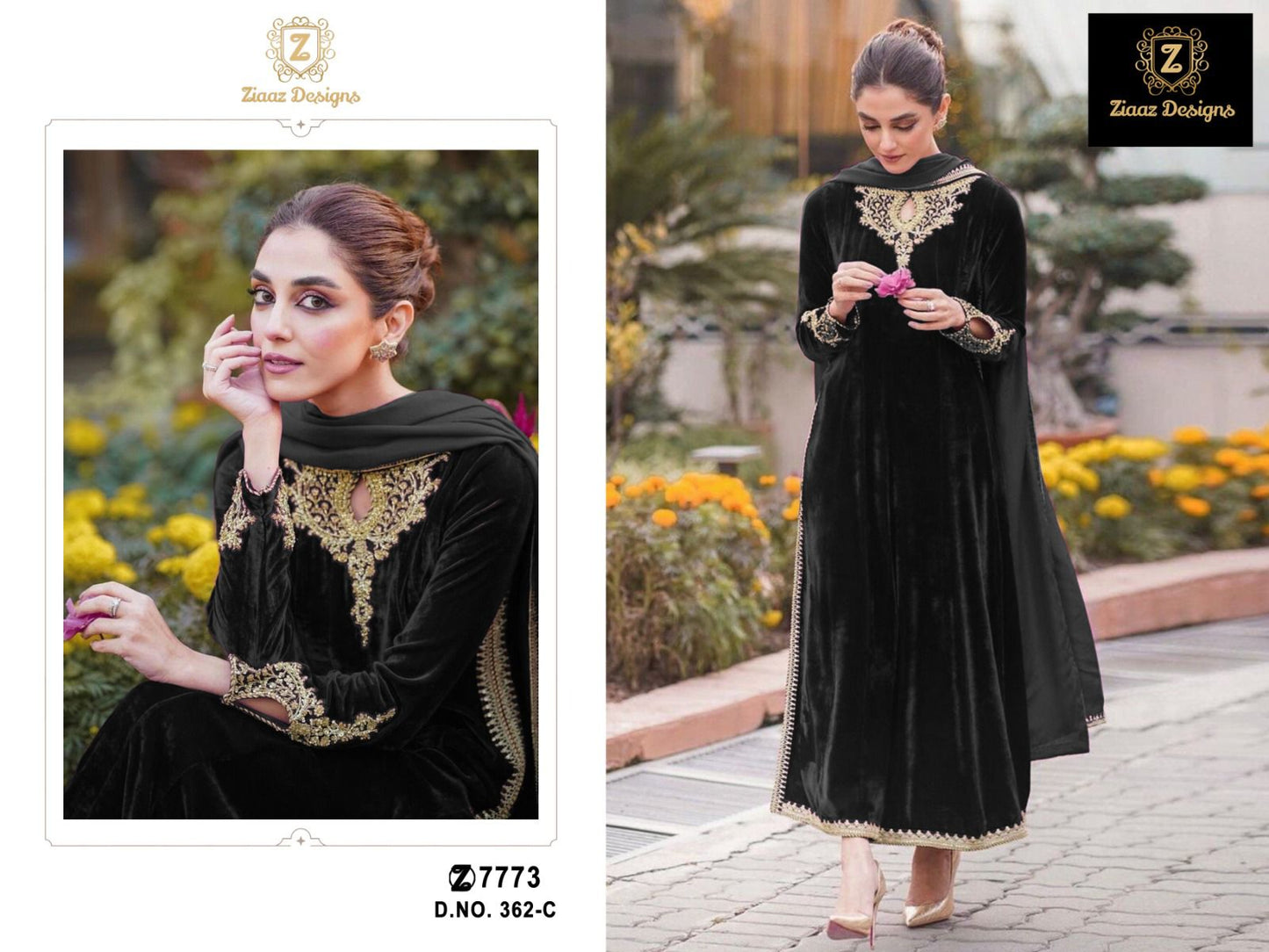 362-C Ziaaz Designs Pakistani Salwar Suits