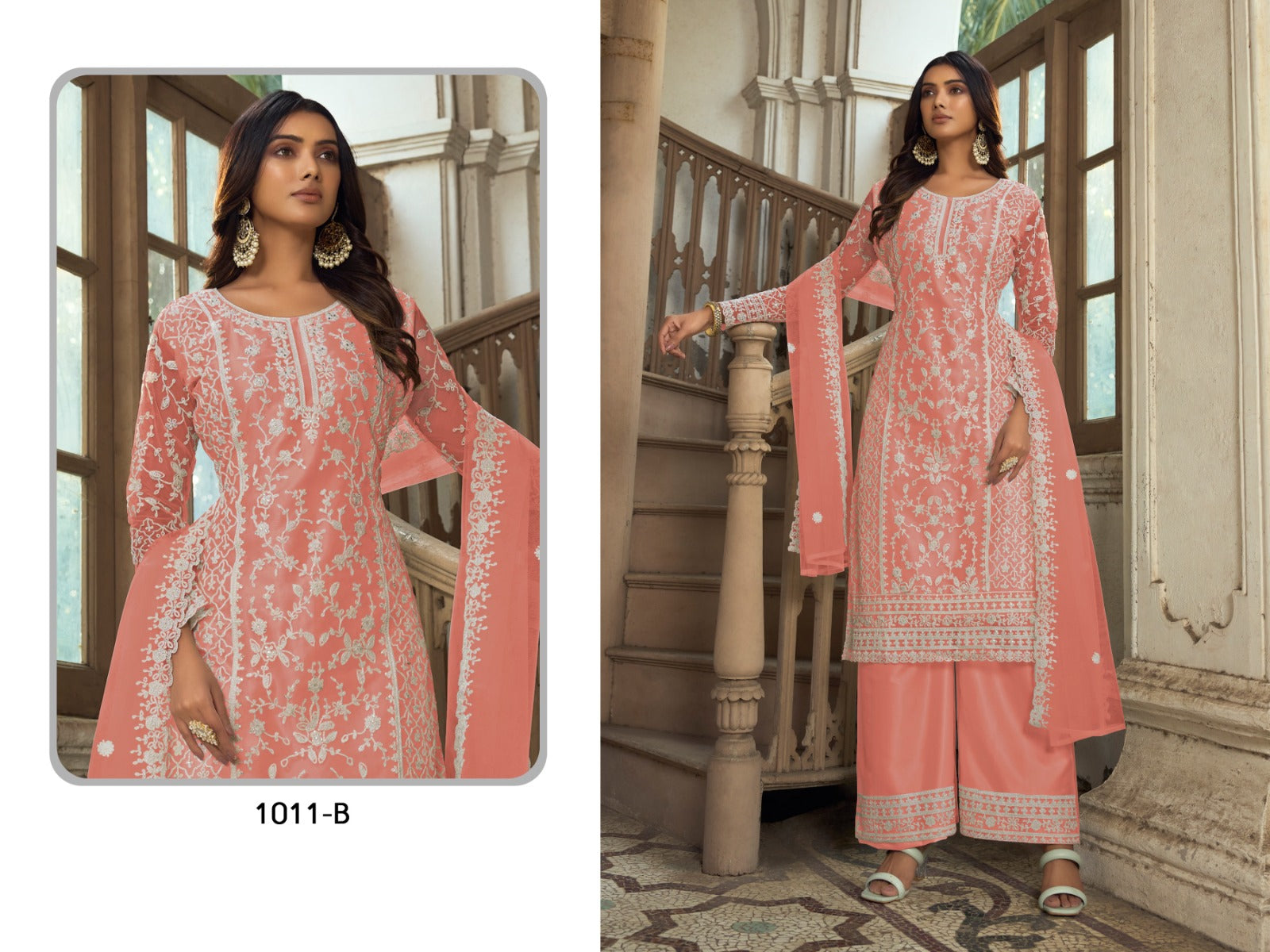 1011 B Khwaab Sabah Unstitched Suits