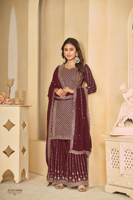 10284 Vol 28 Anjubaa Semi Stitched Suits