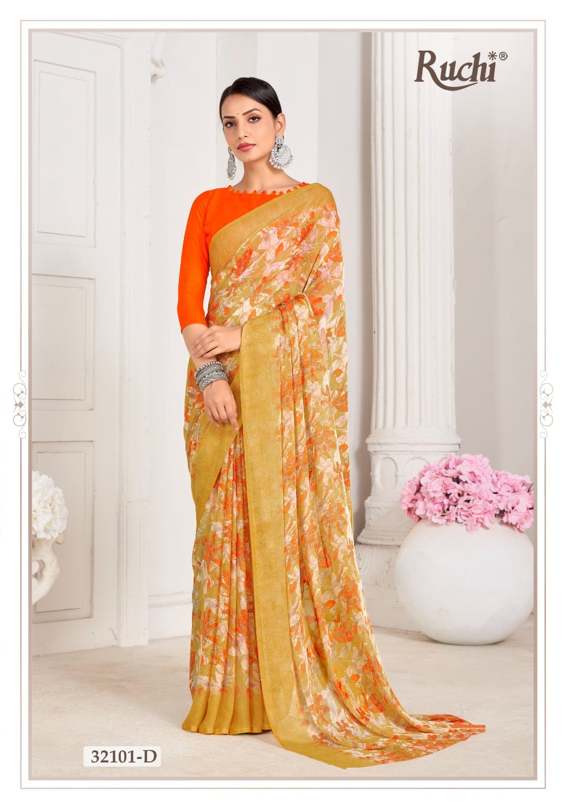 32101D Vol 156 Ruchi Sarees