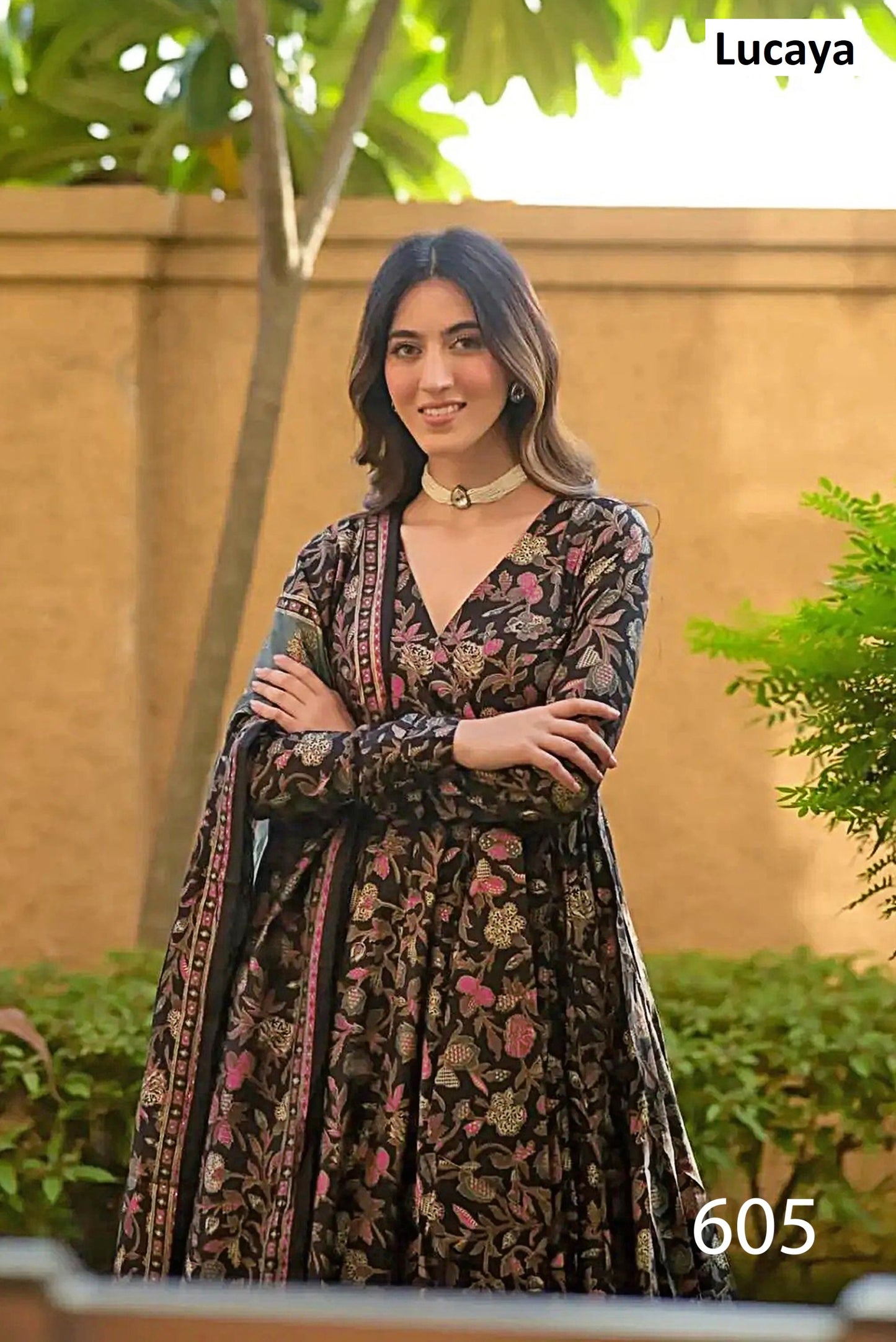 605 Clora Vol 6 Lucaya Anarkali Readymade Suits