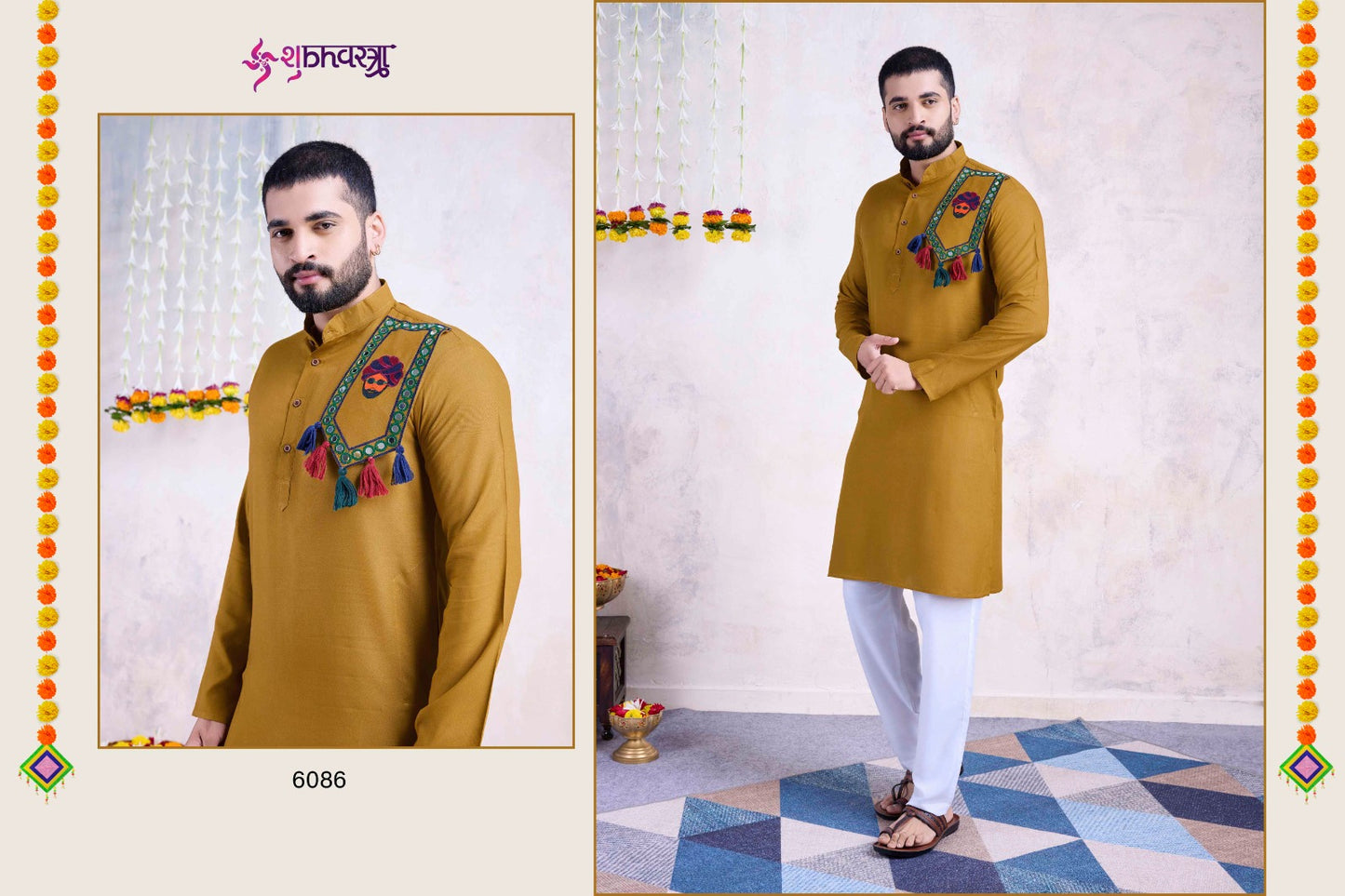 6086 Vastra Vol 8 Shubhvastra Mens Kurta