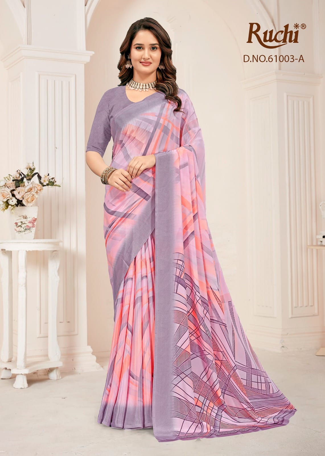 61003-A Vivanta Vol 49 Ruchi Silk Sarees