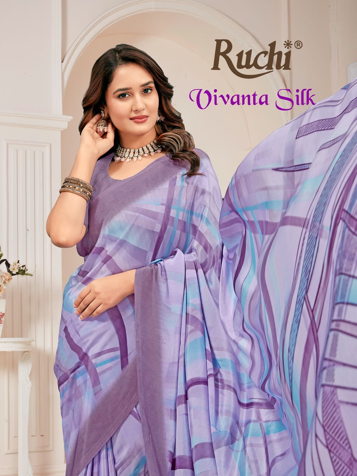 61003-E Vivanta Vol 49 Ruchi Silk Sarees