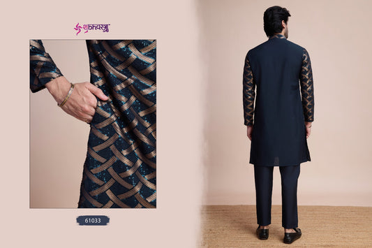 61033 Mens Tradition Shubhvastra Silk Mens Kurta