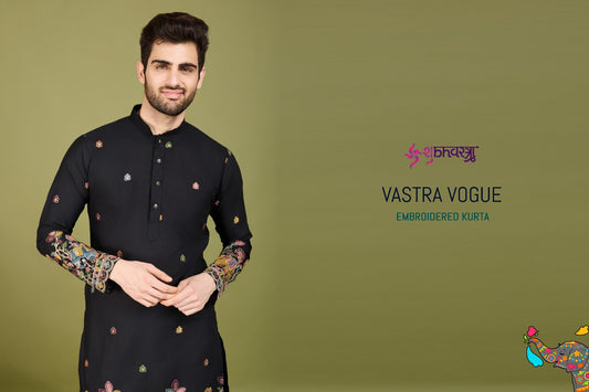 61092 Vastra Vogue Shubhvastra Thread Mens Kurta