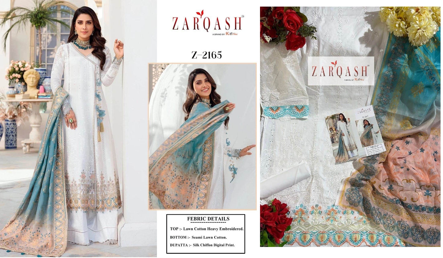 2165 Zarqash Pakistani Salwar Suits