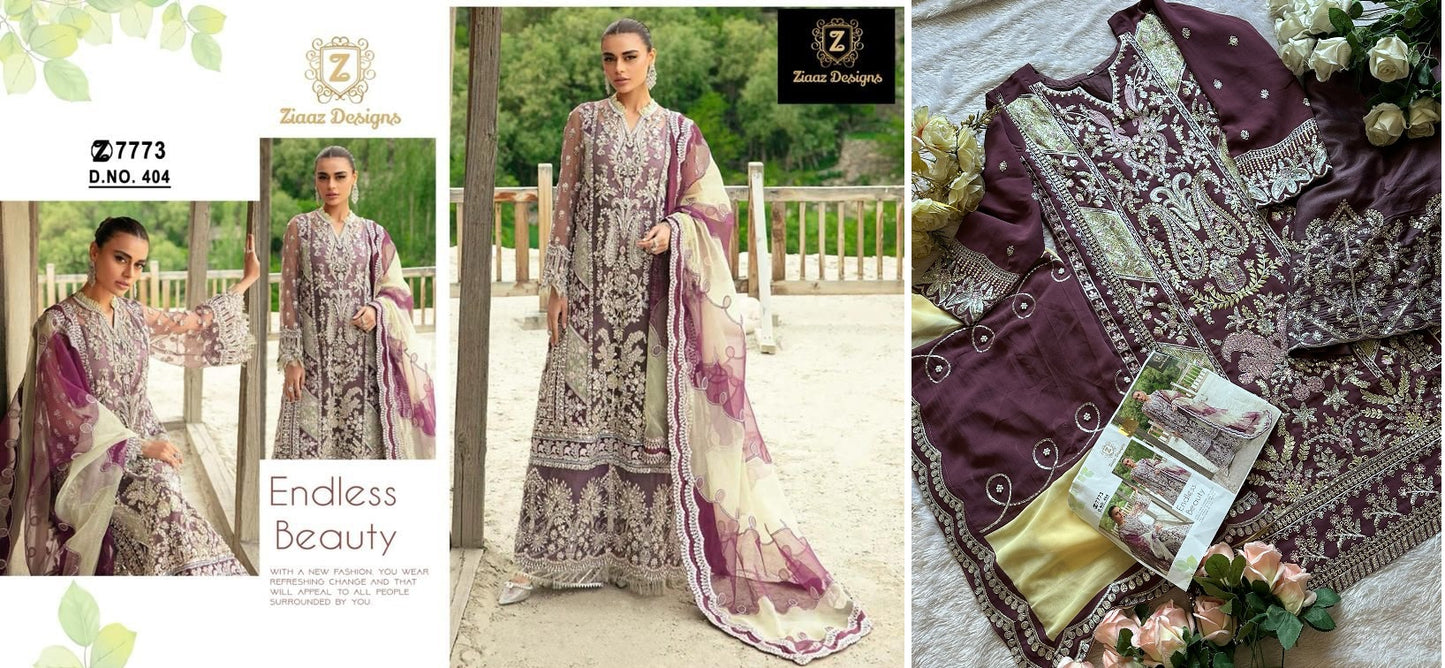 404 Ziaaz Designs Pakistani Salwar Suits