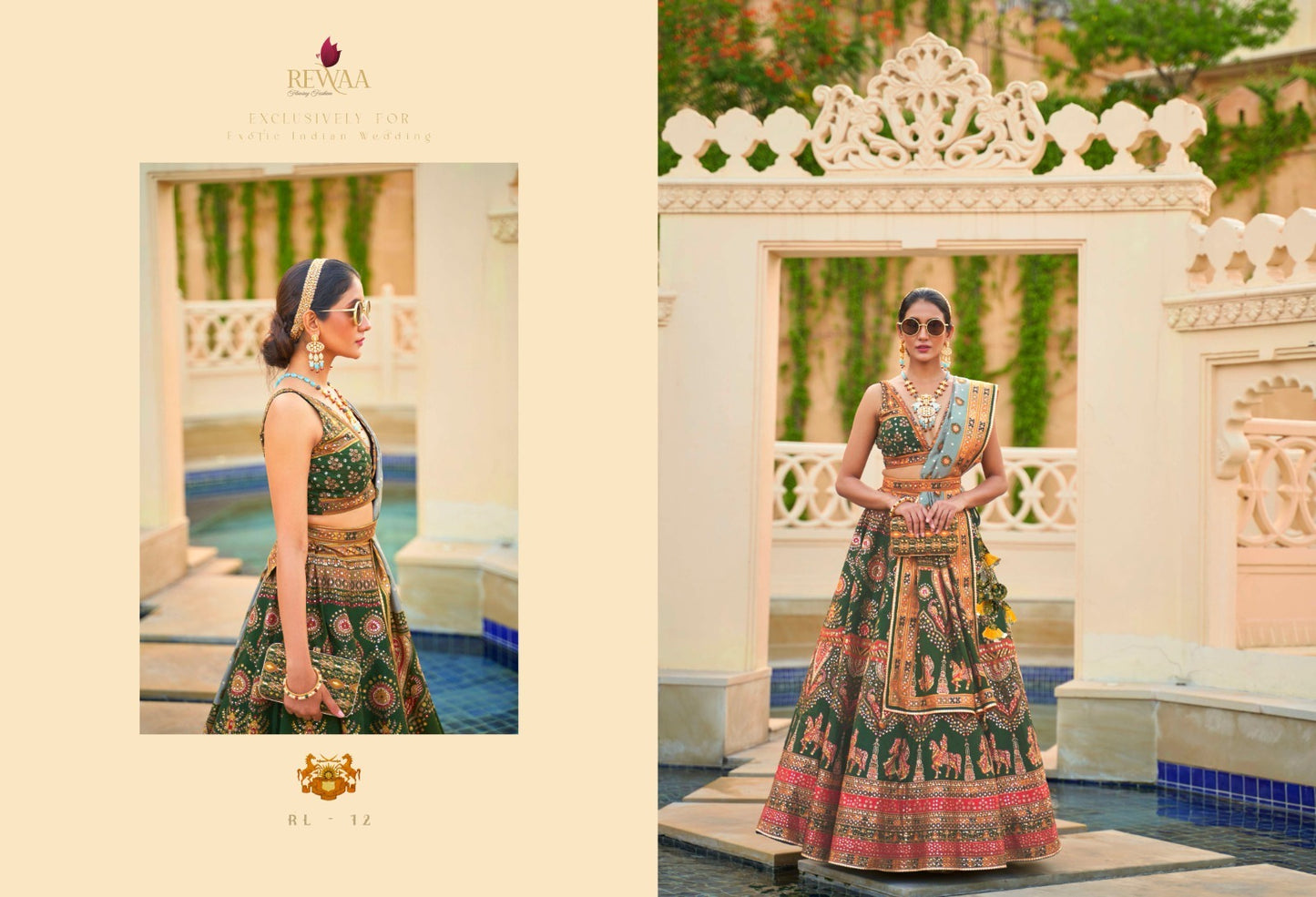 12 Hastkatha Rewaa Readymade Lehenga Choli