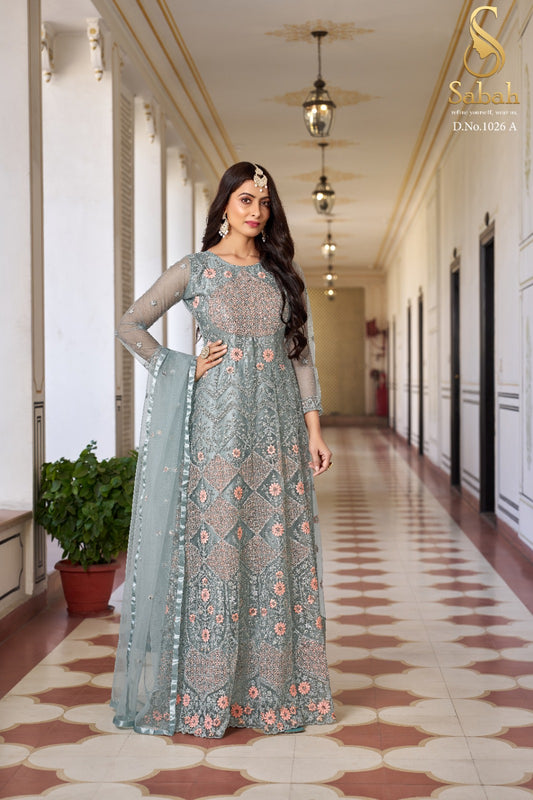 1026A Simran Sabah Unstitched Suits