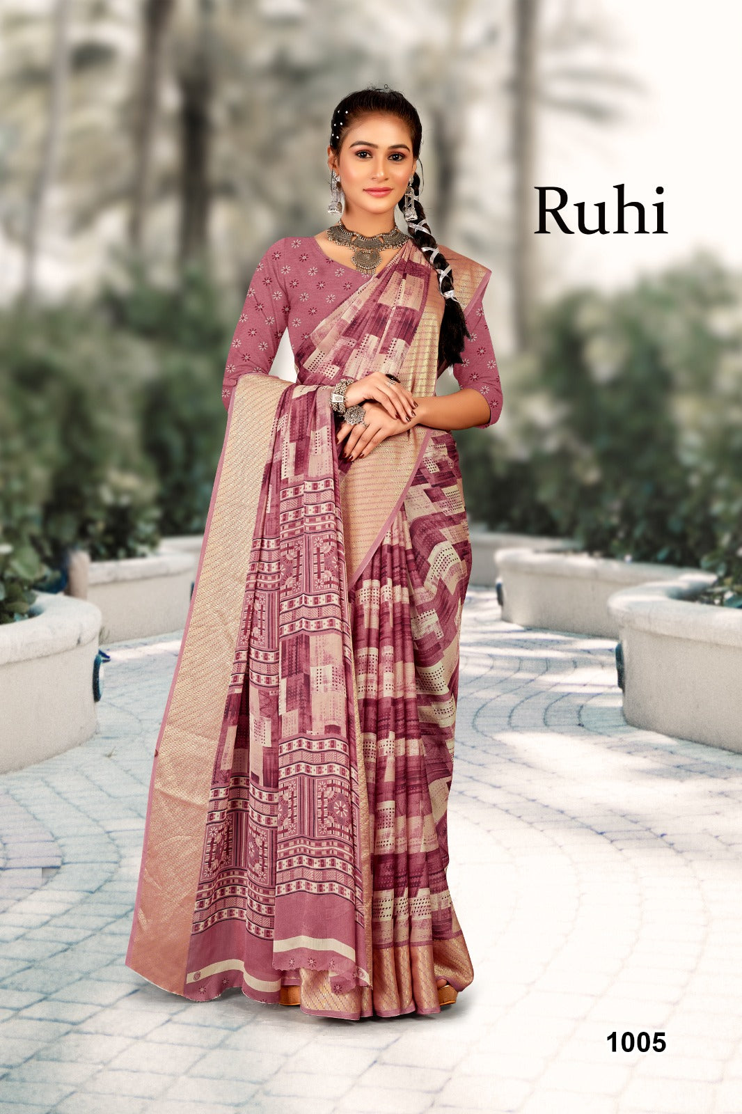 1005 Ruhi Mahamani Creation Sarees