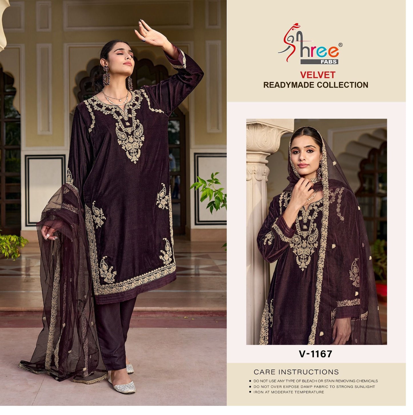 V-1167 Shree Fabs Pakistani Readymade Suits