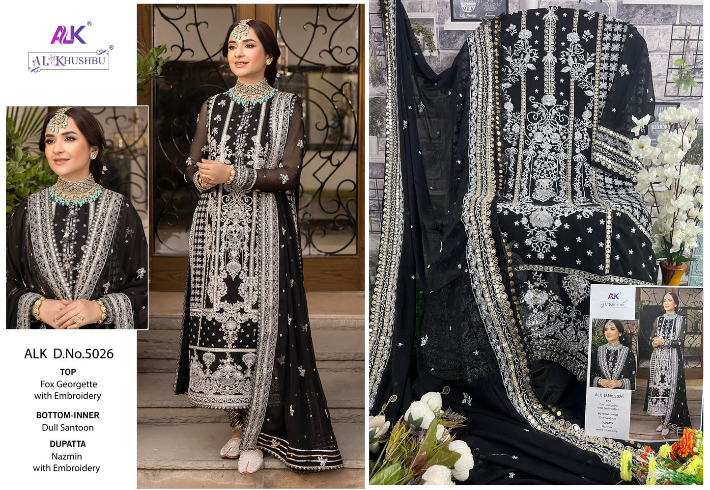 5026 Alk Pakistani Salwar Suits