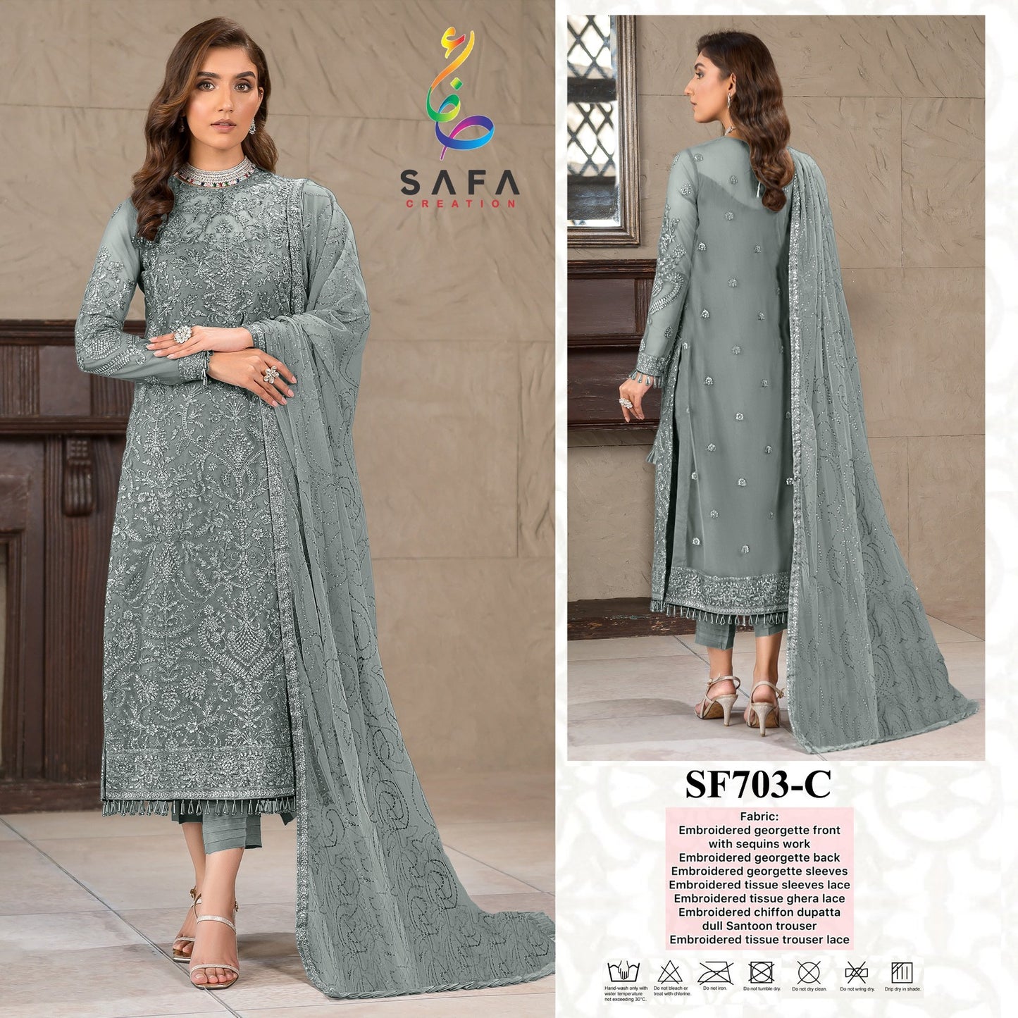 703C Safa Creation Pakistani Salwar Suits