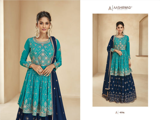 9714 Angel Aashirwad Creation Pakistani Readymade Suits