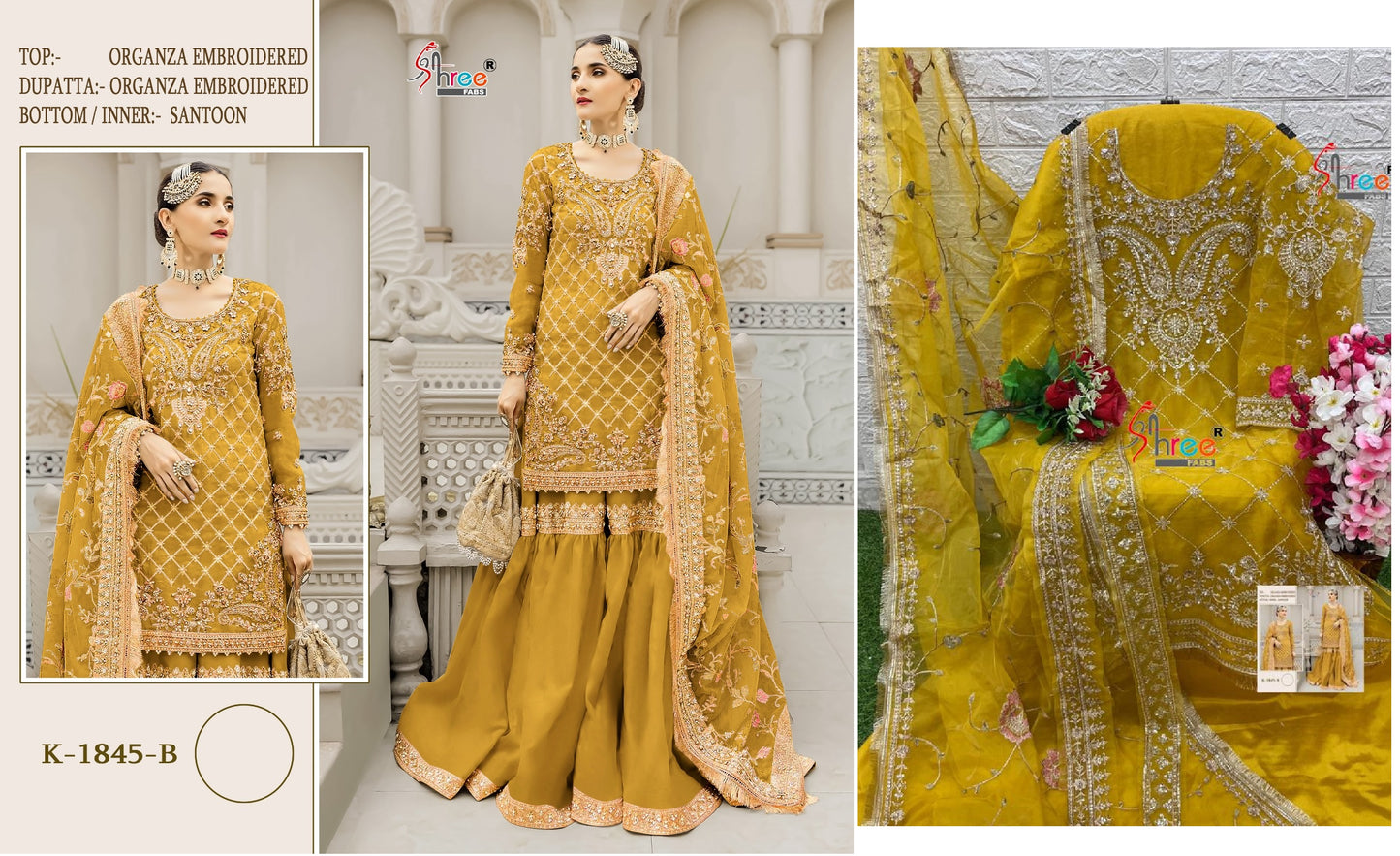 1845B Shree Fabs Pakistani Salwar Suits