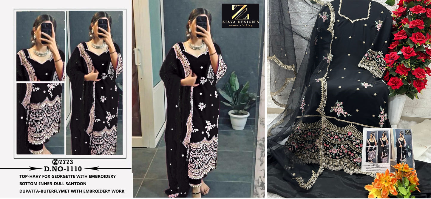 1110 Ziaya Design Pakistani Salwar Suits