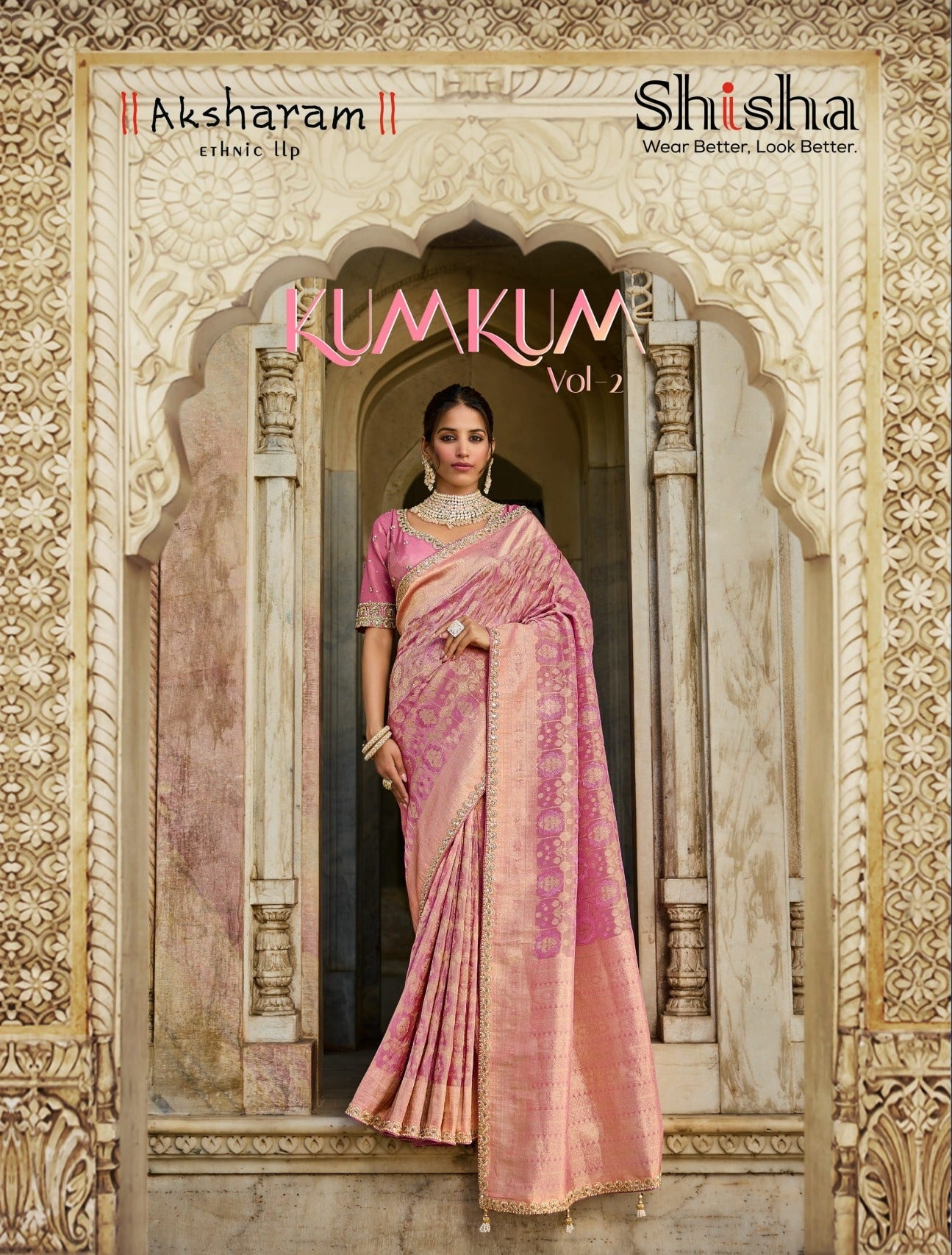 6173 Kumkum Vol 2 Shisha Viscose Sarees