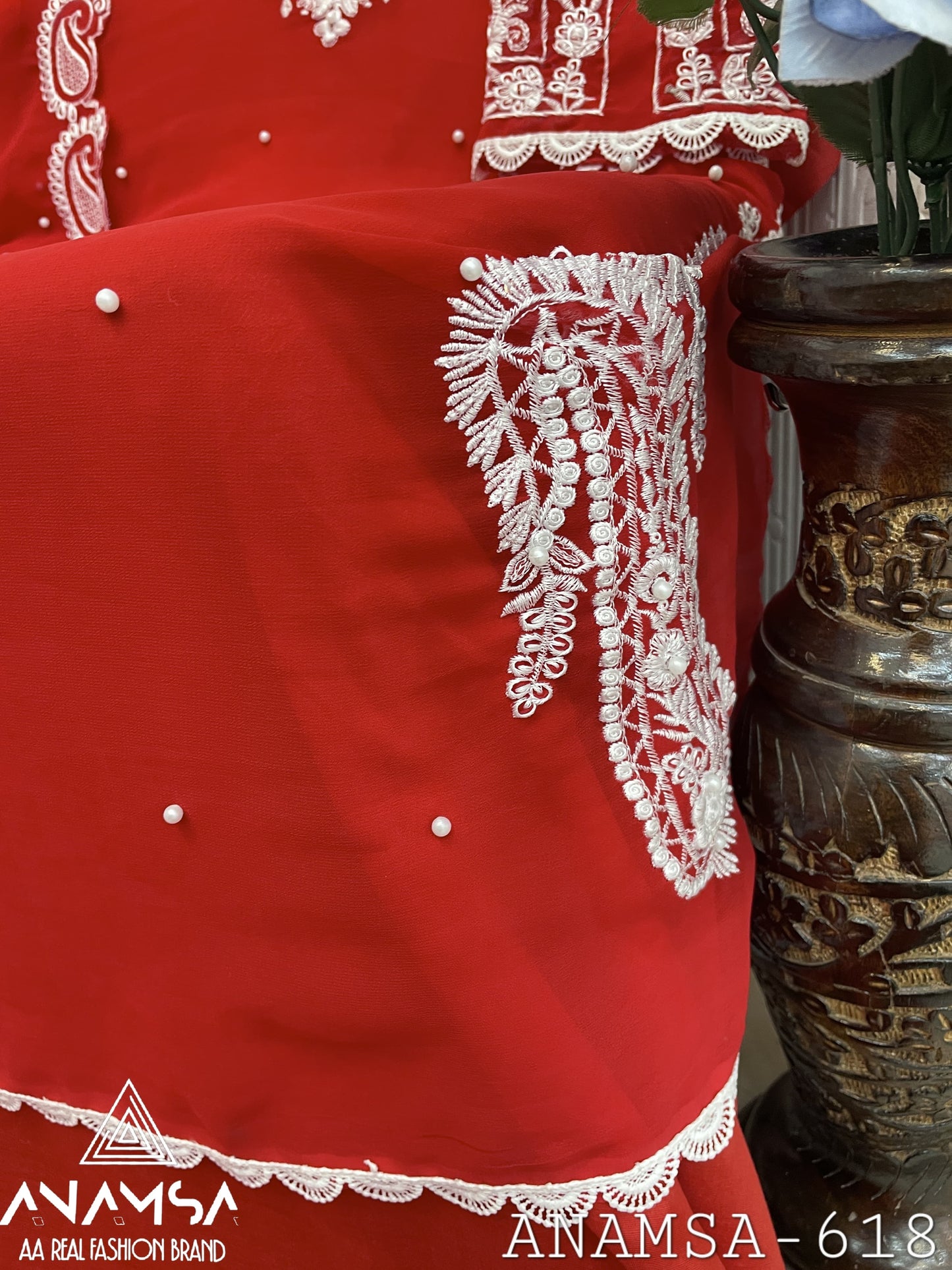 618 Anamsa Moti Work Pakistani Salwar Suits