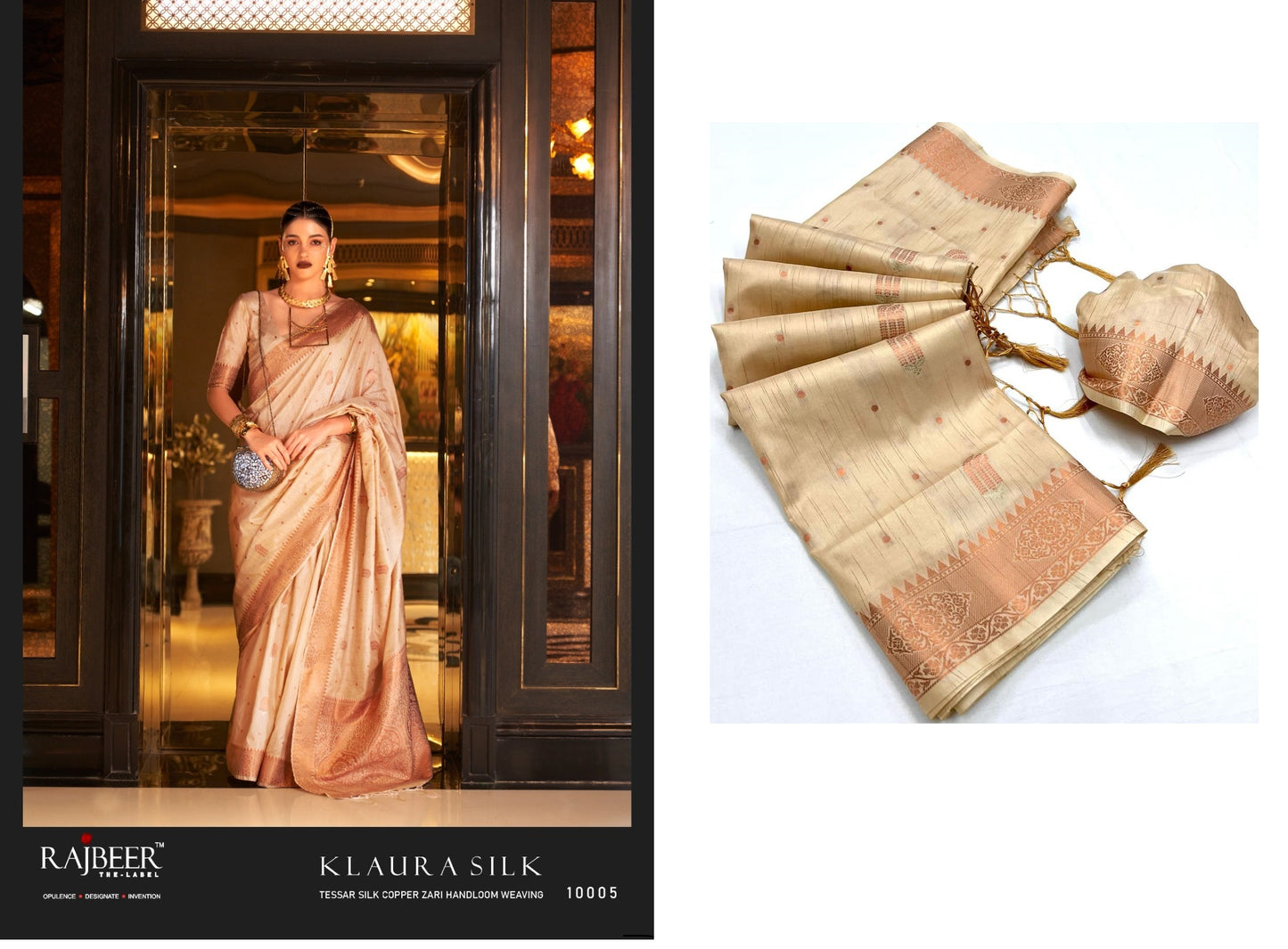 10005 Klaura Silk Rajbeer Sarees