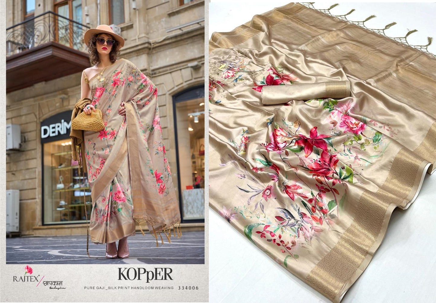 334006 Kopper Rajtex Sarees
