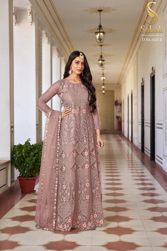 1026B Simran Sabah Unstitched Suits