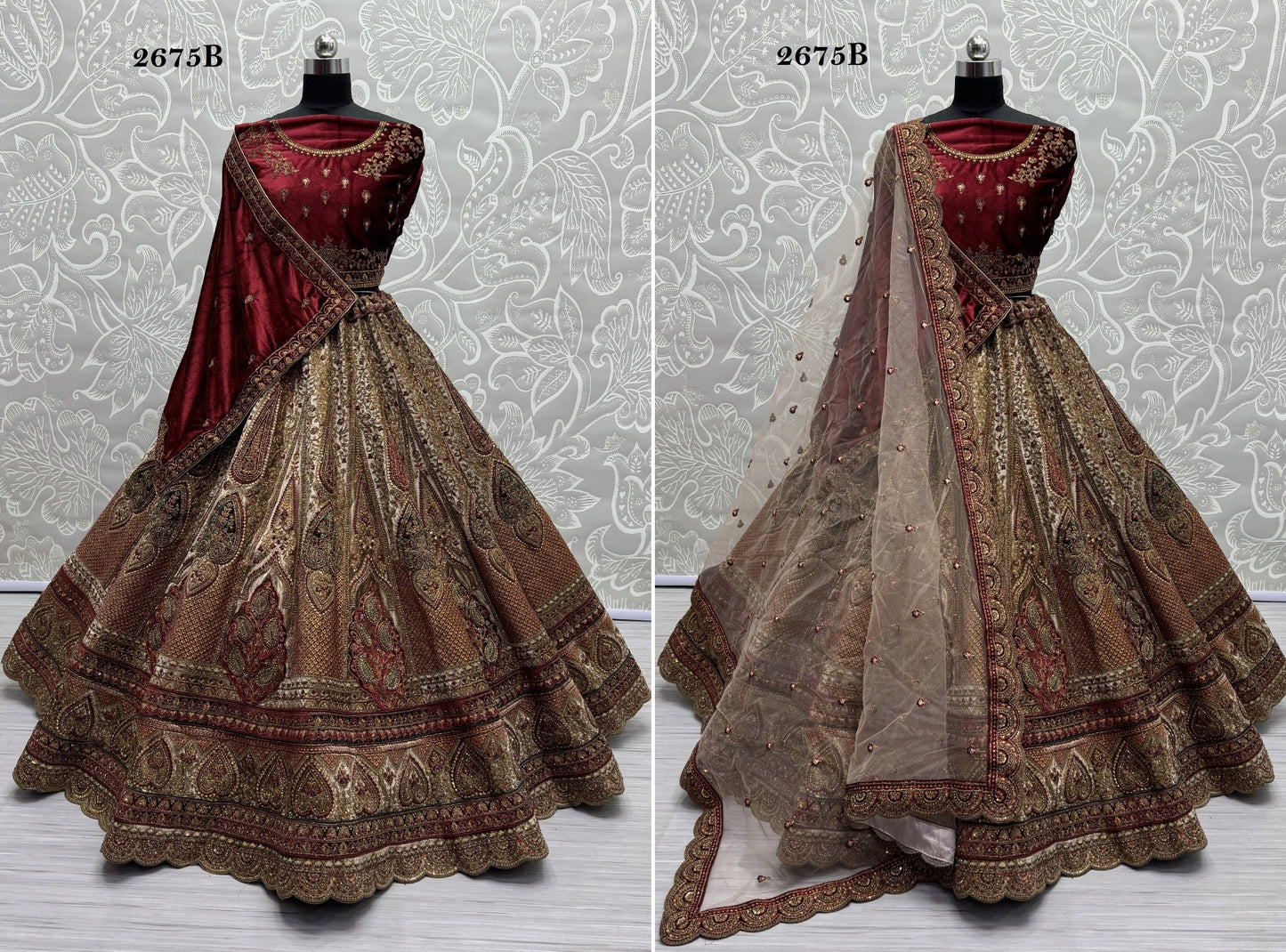 2675B Anjani Art Lehenga Choli