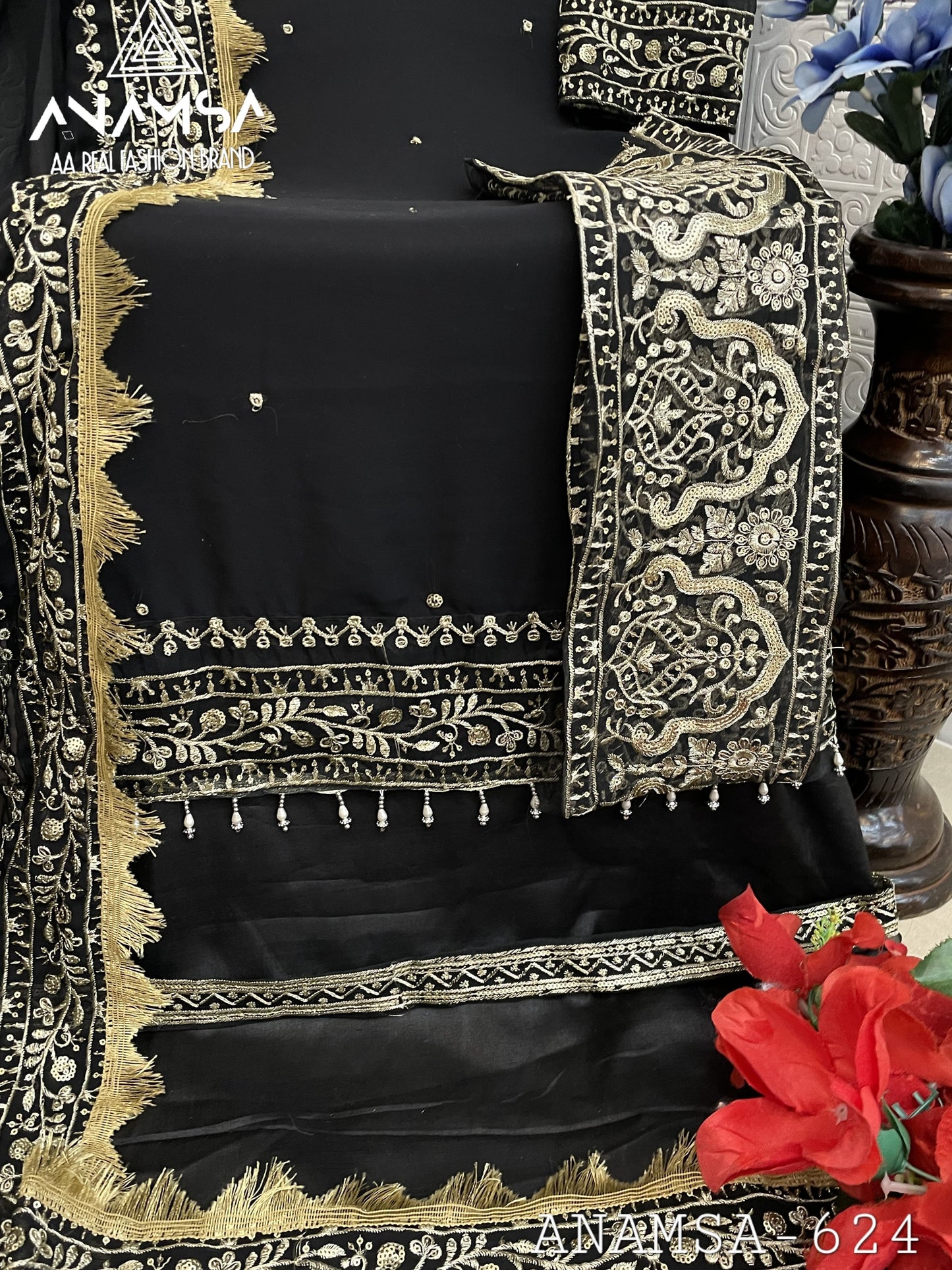 624 Anamsa Georgette Pakistani Salwar Suits