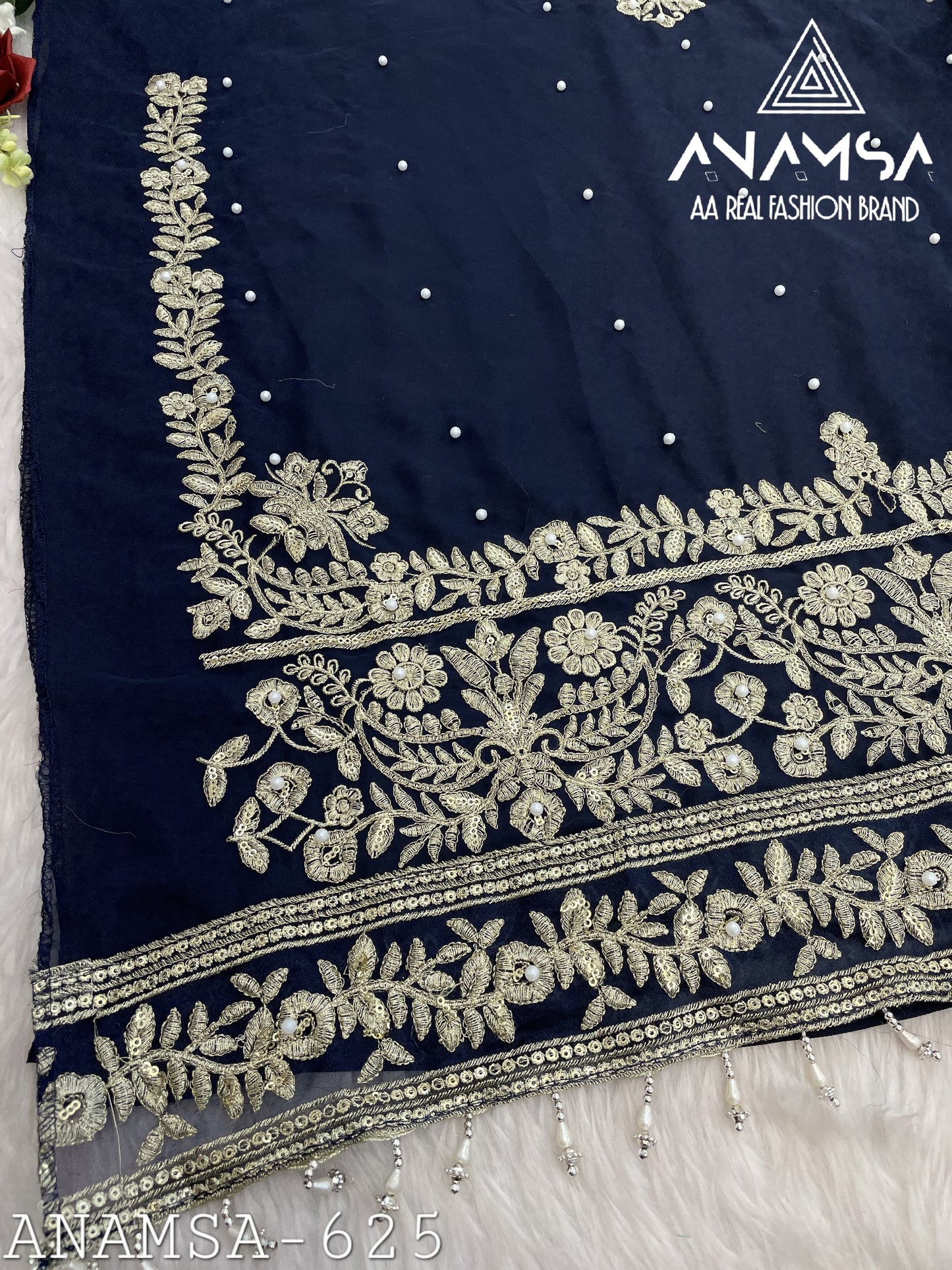 625 Anamsa Georgette Pakistani Salwar Suits