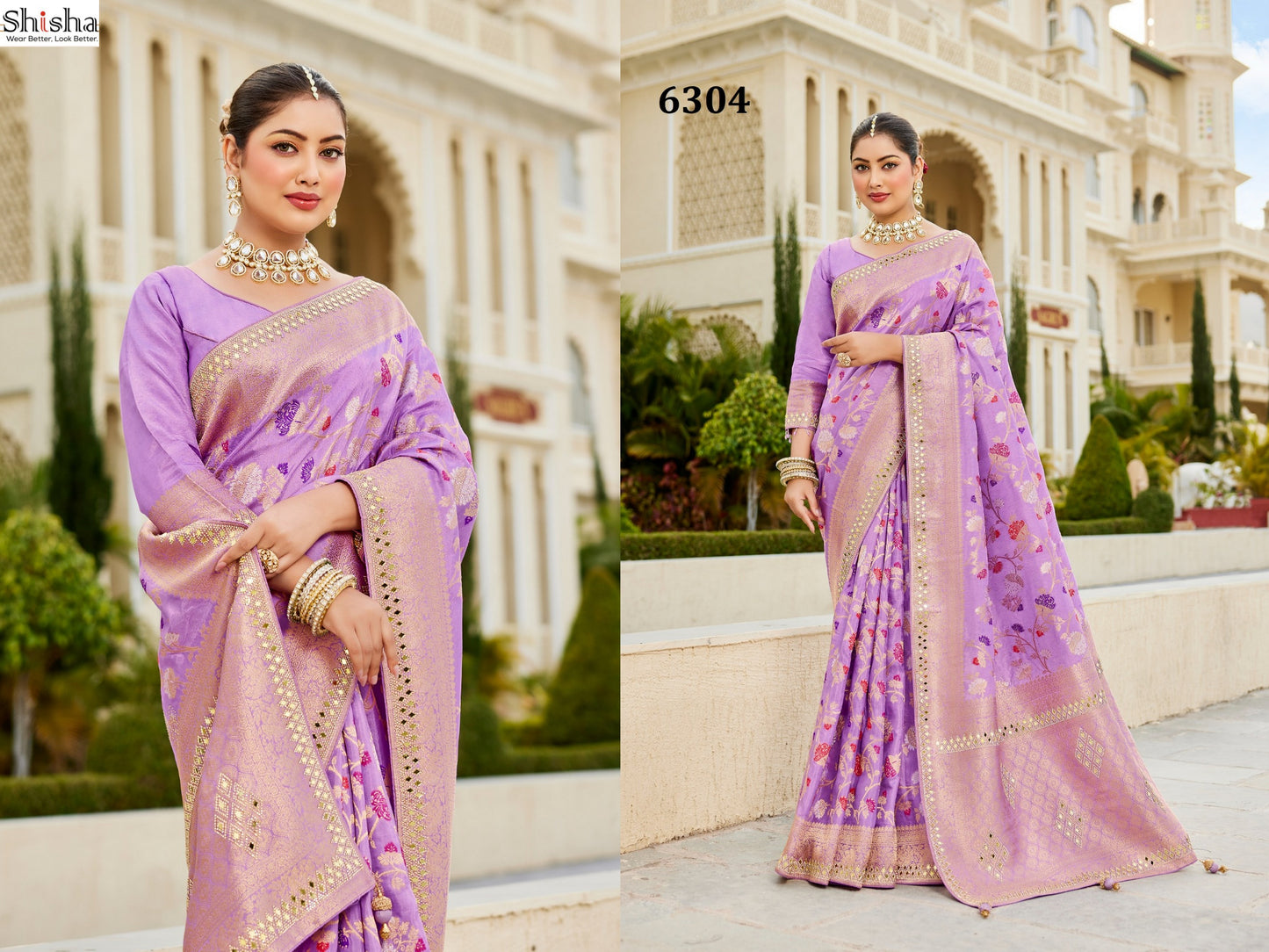 6304 Kum Kum Vol 7 Shisha Russian Silk Sarees