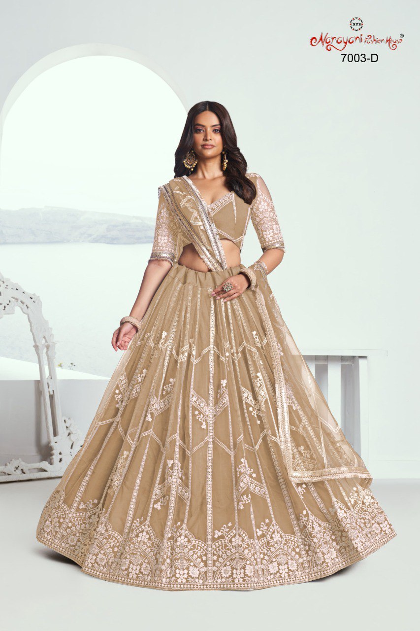 7003D Chandrakala Vol 1 Narayani Fashion House Butterfly Net Lehenga Choli