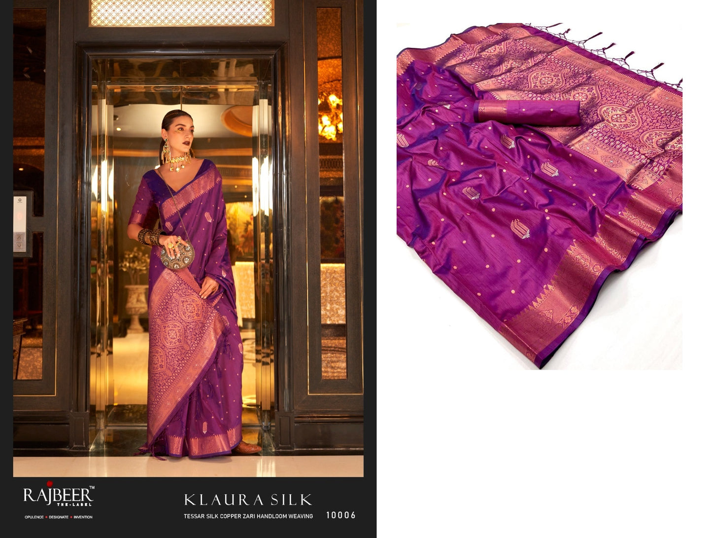 10006 Klaura Silk Rajbeer Sarees