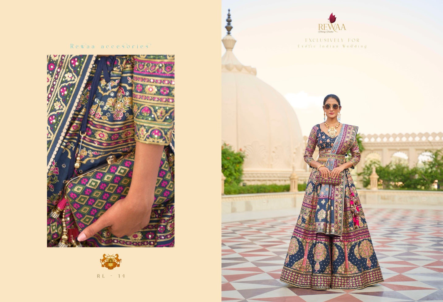 14 Hastkatha Rewaa Readymade Lehenga Choli