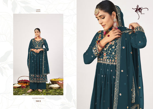 1043B Nayra Vol 2 Radha Unstitched Suits