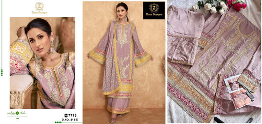 418E Ziaaz Designs Pakistani Readymade Suits