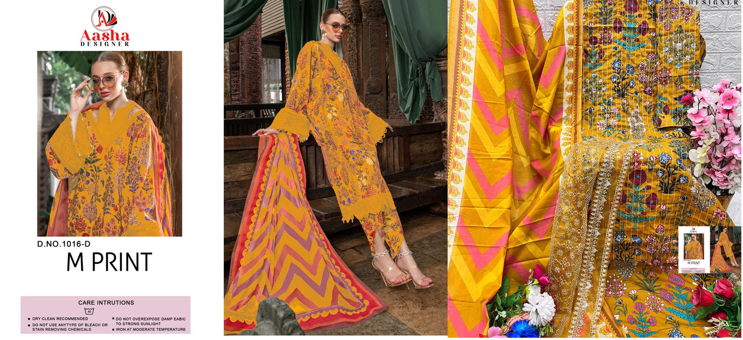 1016D Aasha Designer Pakistani Salwar Suits