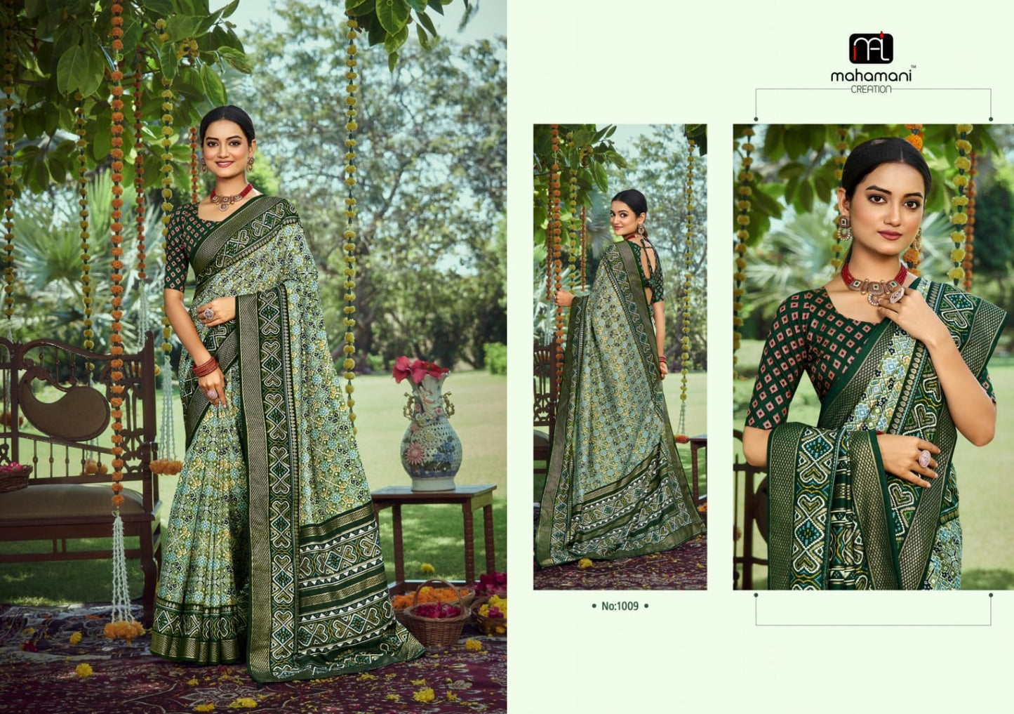1009 Devika Mahamani Creation Sarees