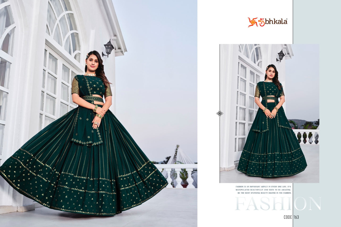 163 Girlish Vol 3 Shubhkala Lehenga Choli