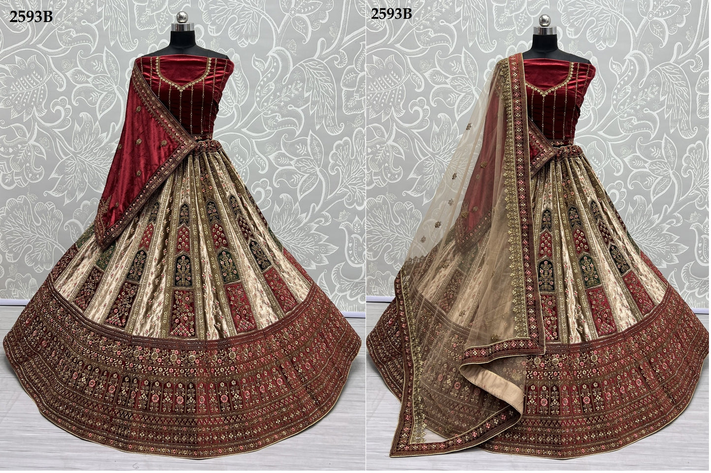 2593B Anjani Art Lehenga Choli