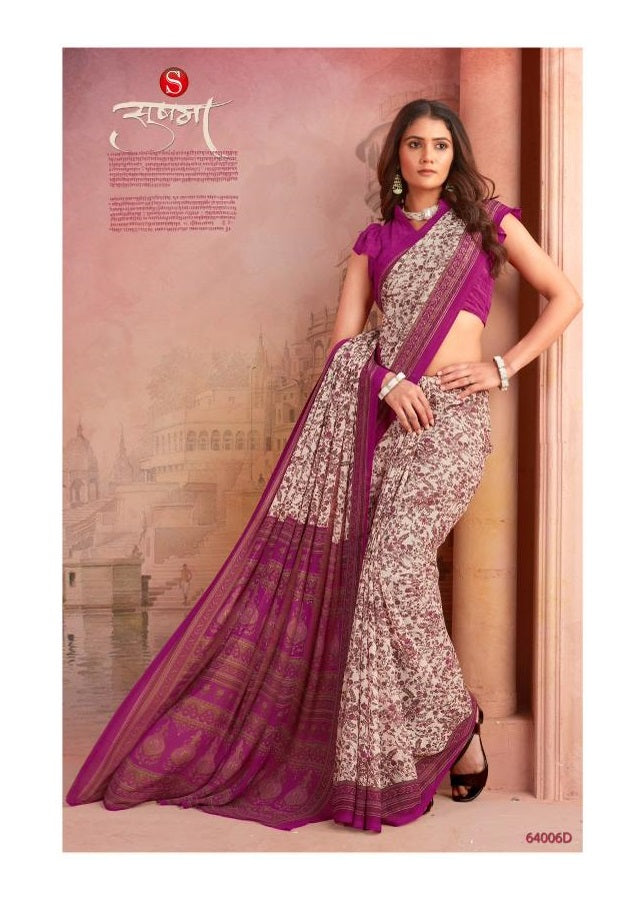 64006D Harmony Sushma Georgette Sarees