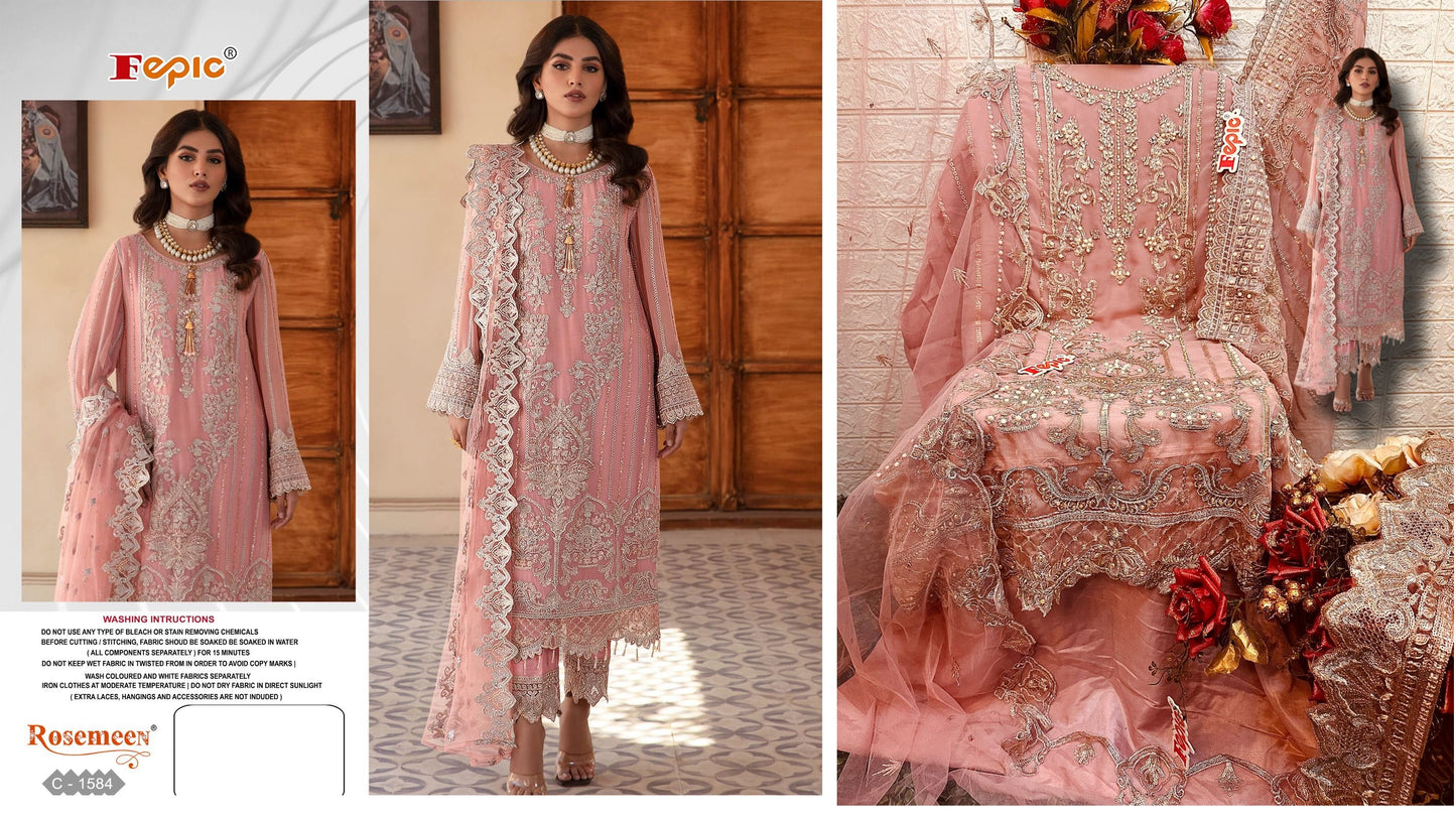 C-1584 Rosemeen Fepic Pakistani Salwar Suits