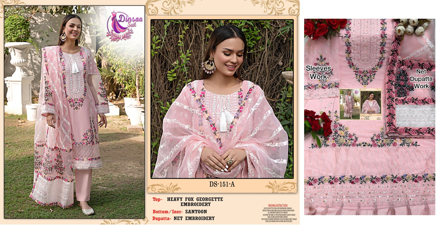 151A Dinsaa Suit Pakistani Salwar Suits