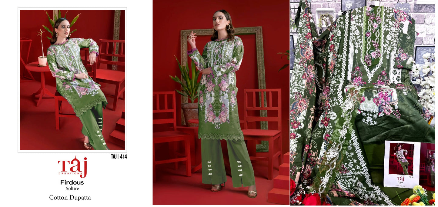414 Taj Creations Pakistani Salwar Suits