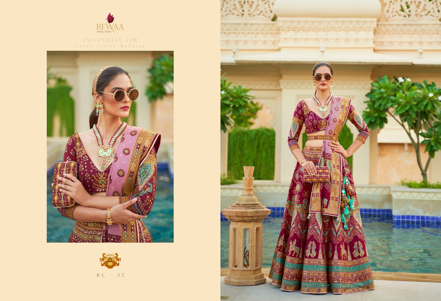 15 Hastkatha Rewaa Readymade Lehenga Choli