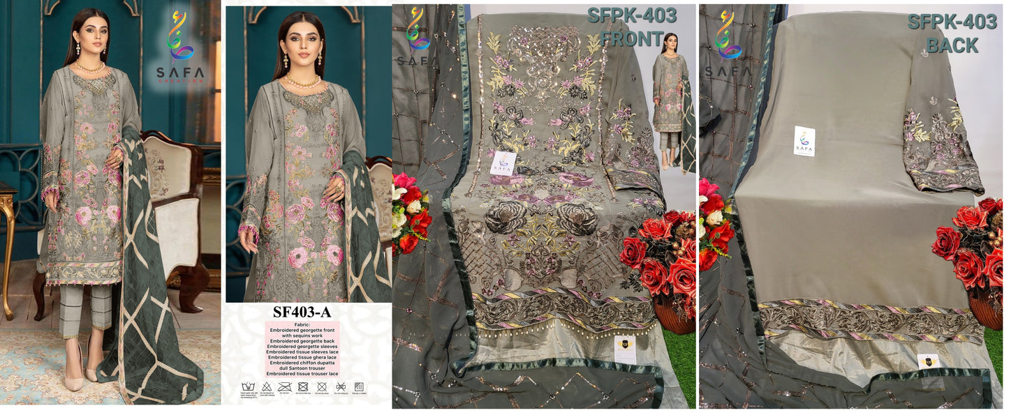 403A Colours Safa Creation Pakistani Salwar Suits