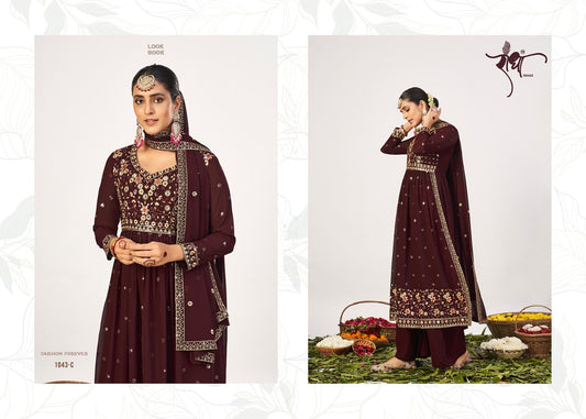 1043C Nayra Vol 2 Radha Unstitched Suits