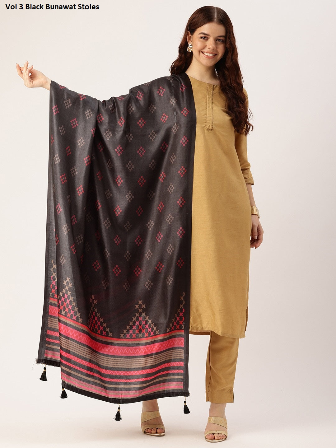 Vol 3 Black Bunawat Stoles