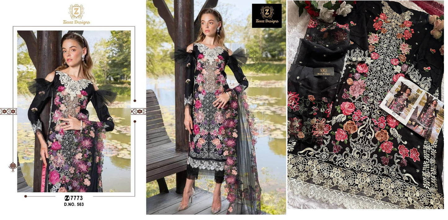 563 Ziaaz Designs Pakistani Salwar Suits