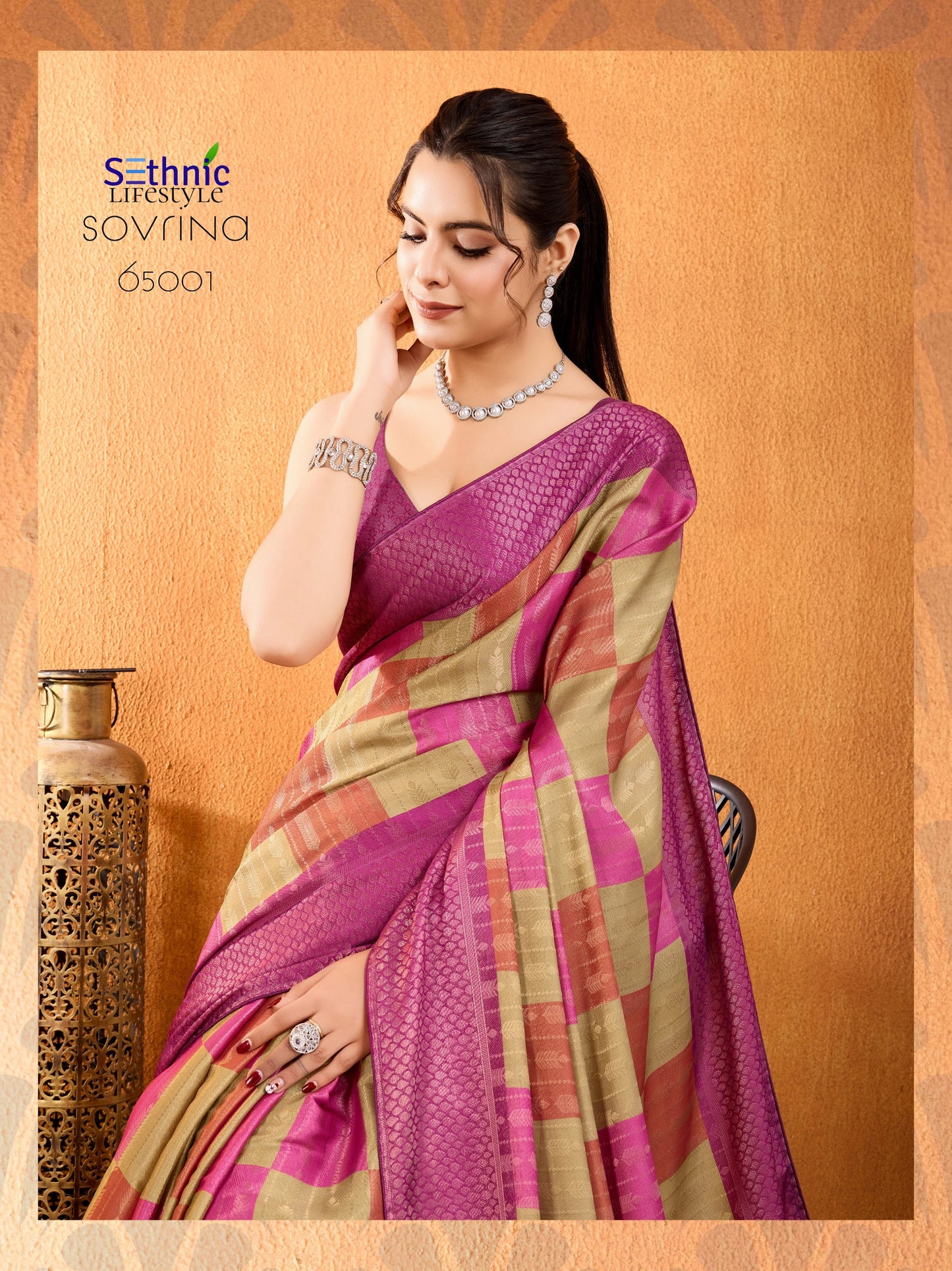 65001 Sovrina Sethnic Triple Weave Sarees
